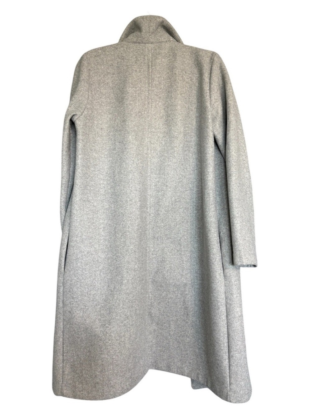 ZARA Long Open Front Duster Coat light Gray Size XLarge - Picture 2 of 6